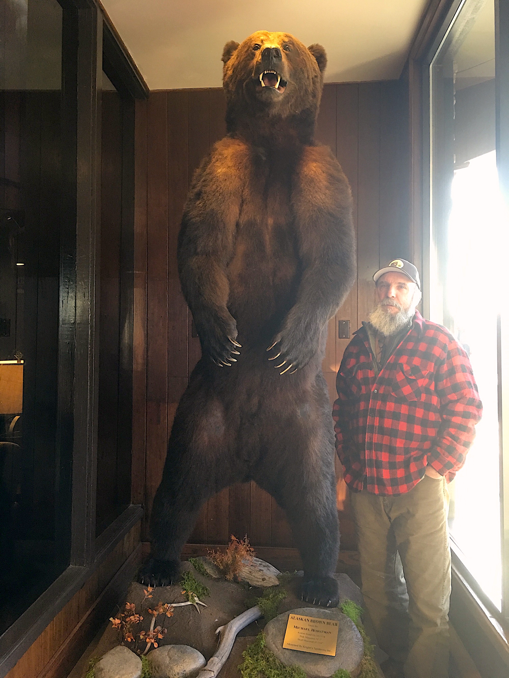 Big game on Kodiak and primarily Alaska bear hunt on Kodiak with a Master guide and a "Mountain Man" Mike Horstman