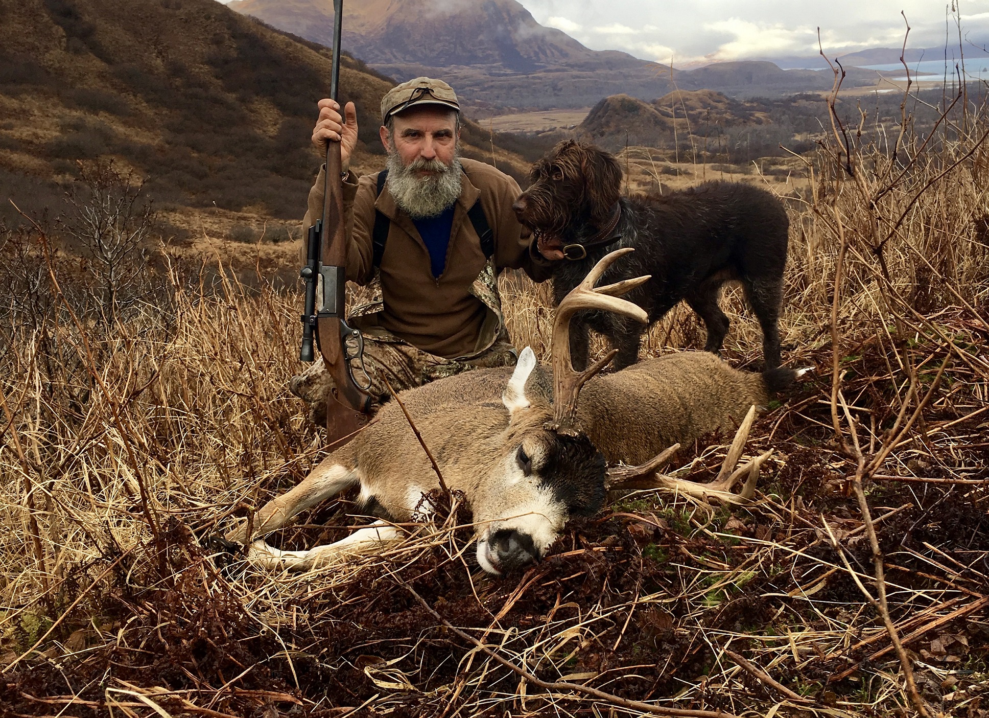 Sitka black-tailed deer hunt on Kodiak Island with the Master Guide Mike Horstman from Kodiak Guide Service